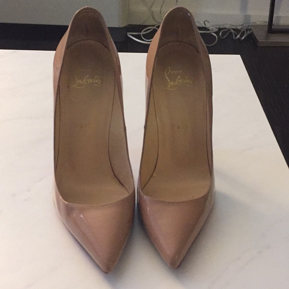 Christian Louboutin Pigalle 120 Patent Calf Pumps